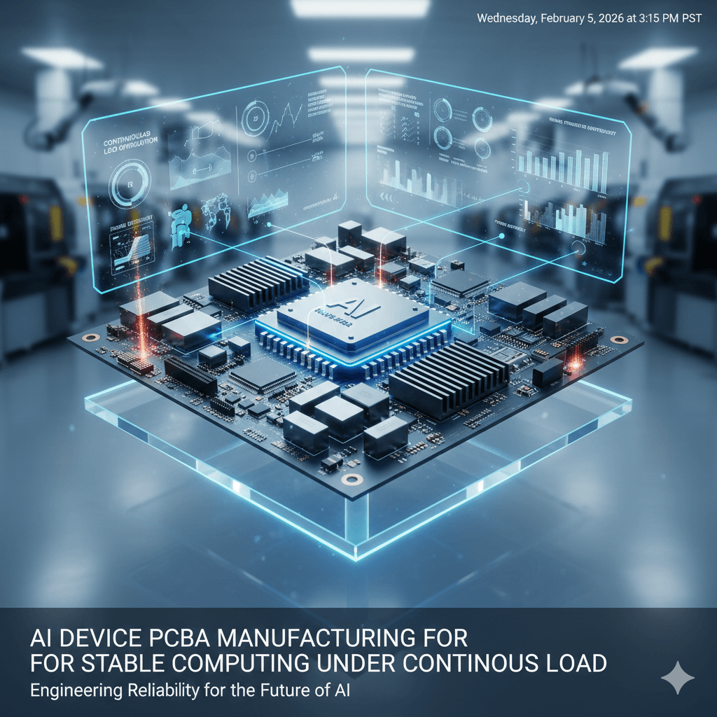 AI Device PCBA Manufacturing for Stable Computing Under Continuous Load