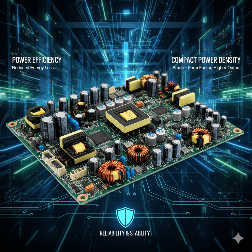 Power Supply PCBA Manufacturing for Boards with Dense Power Components