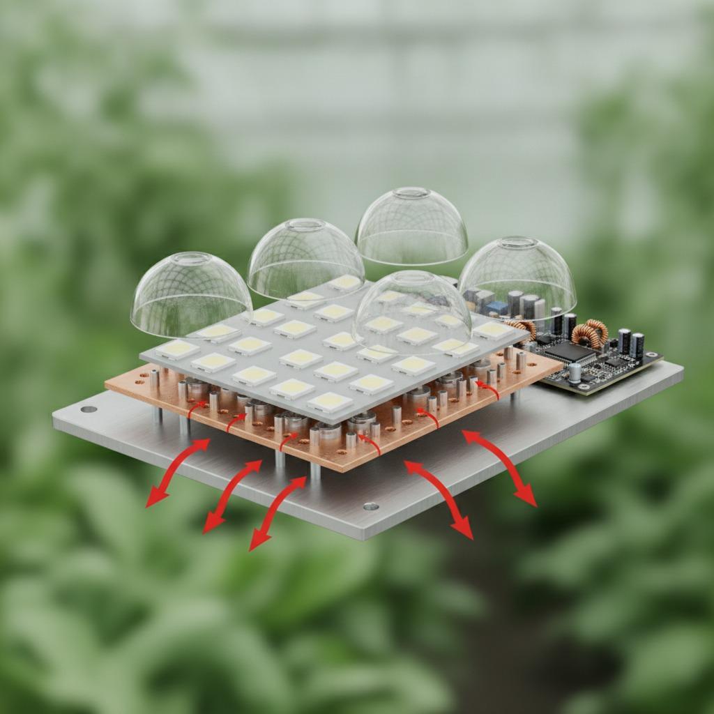 Aluminum PCB for LED Horticultural Grow Light Plant Lamp: Thermal Design and Sourcing Guide