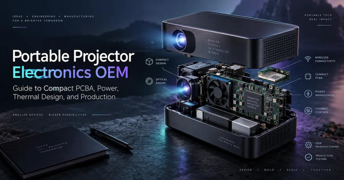Portable Projector Electronics OEM: Guide to Compact PCBA, Power, Thermal Design, and Production