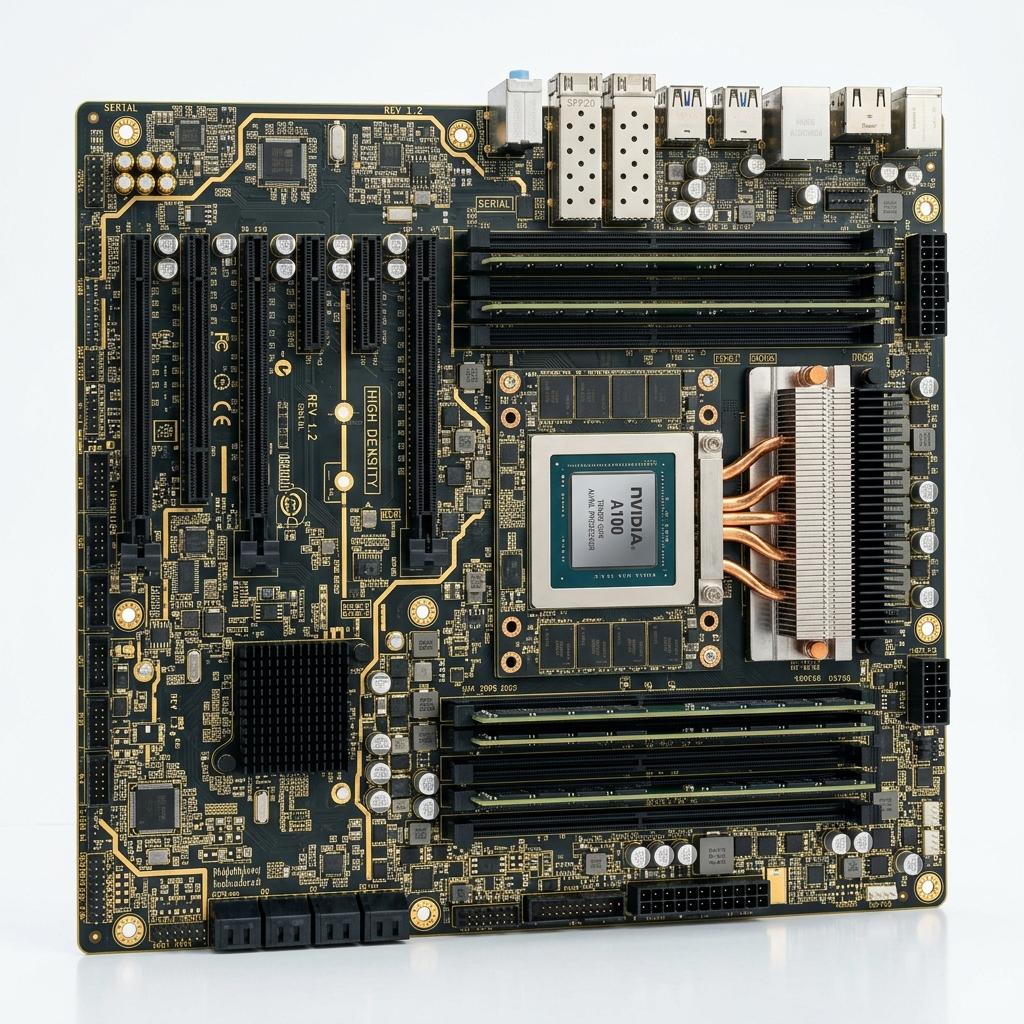 High-Density HDI PCB Assembly for AI Servers | Multi-Layer Advanced Computing PCBA | OEM/ODM Manufacturer