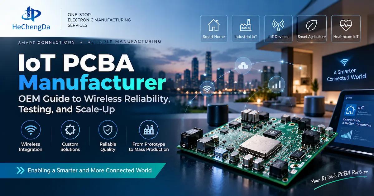 IoT PCBA Manufacturer: OEM Guide to Wireless Reliability, Testing, and Scale-Up