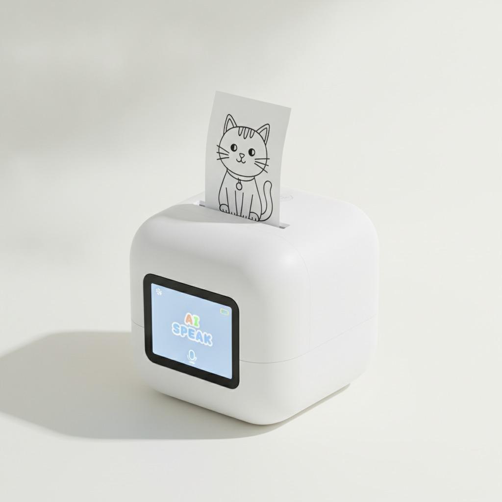 Voice Speak to Draw Thermal Printer: A Kids’ Sketch-to-Print Device