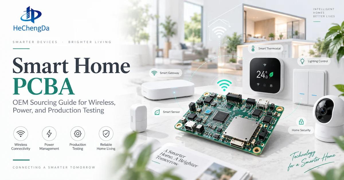 Smart Home PCBA: OEM Sourcing Guide for Wireless, Power, and Production Testing