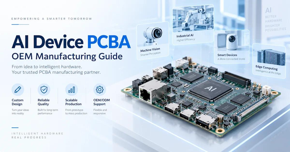 AI Device PCBA Manufacturer: OEM Guide for Intelligent Hardware Production