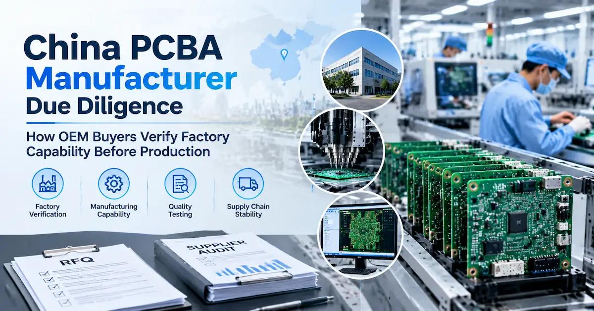 China PCBA Manufacturer Due Diligence: How OEM Buyers Verify Factory Capability Before Production